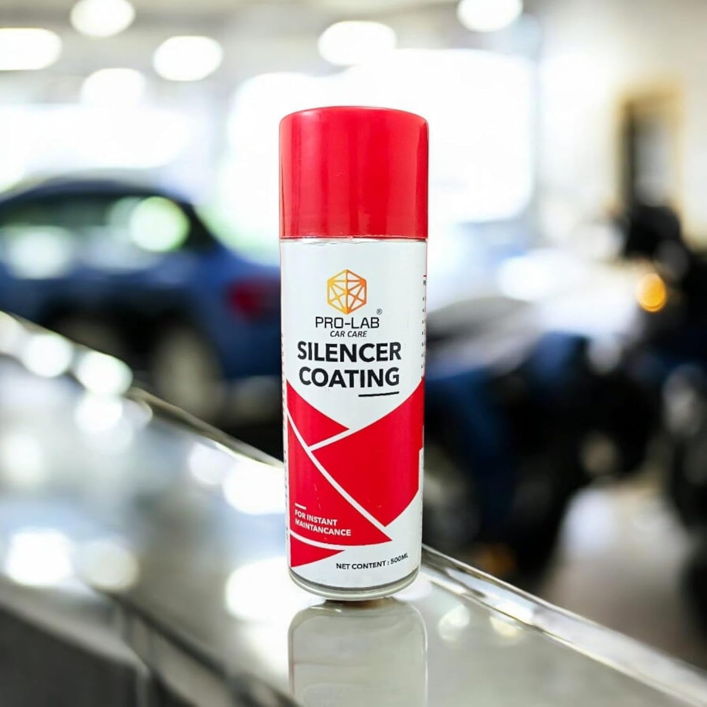 Pro-Lab Silencer Coating Spray 500ml | Exhaust & Silencer Protection Coating | Restores Finish & Prevents Rust | Professional Car Care Spray