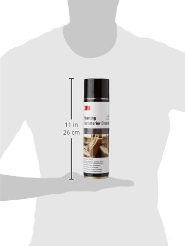 3M Foaming Car Interior Cleaner (580 g) | Upholstery and Leather Cleaner | Removes Tough Stains and Dirt Inside Your Car