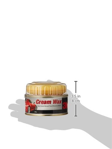 3M IA260166334 Specialty Cream Wax (220 g) high gloss streak free restores shine