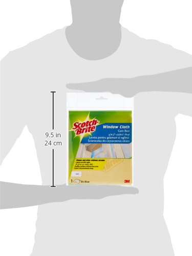 3M Car Care Microfiber Yellow Cloth (30x35cm, Pack of 1).