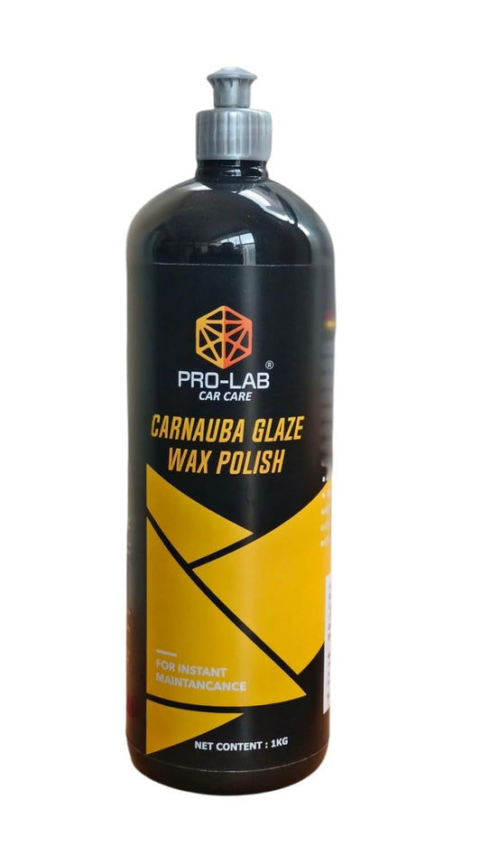 Car Care Carnauba Glaze Wax Polish | High Gloss Shine & Paint Protection | Enhances Color Depth & Smooth Finish | Easy Application | For Instant Maintenance | 1 KG