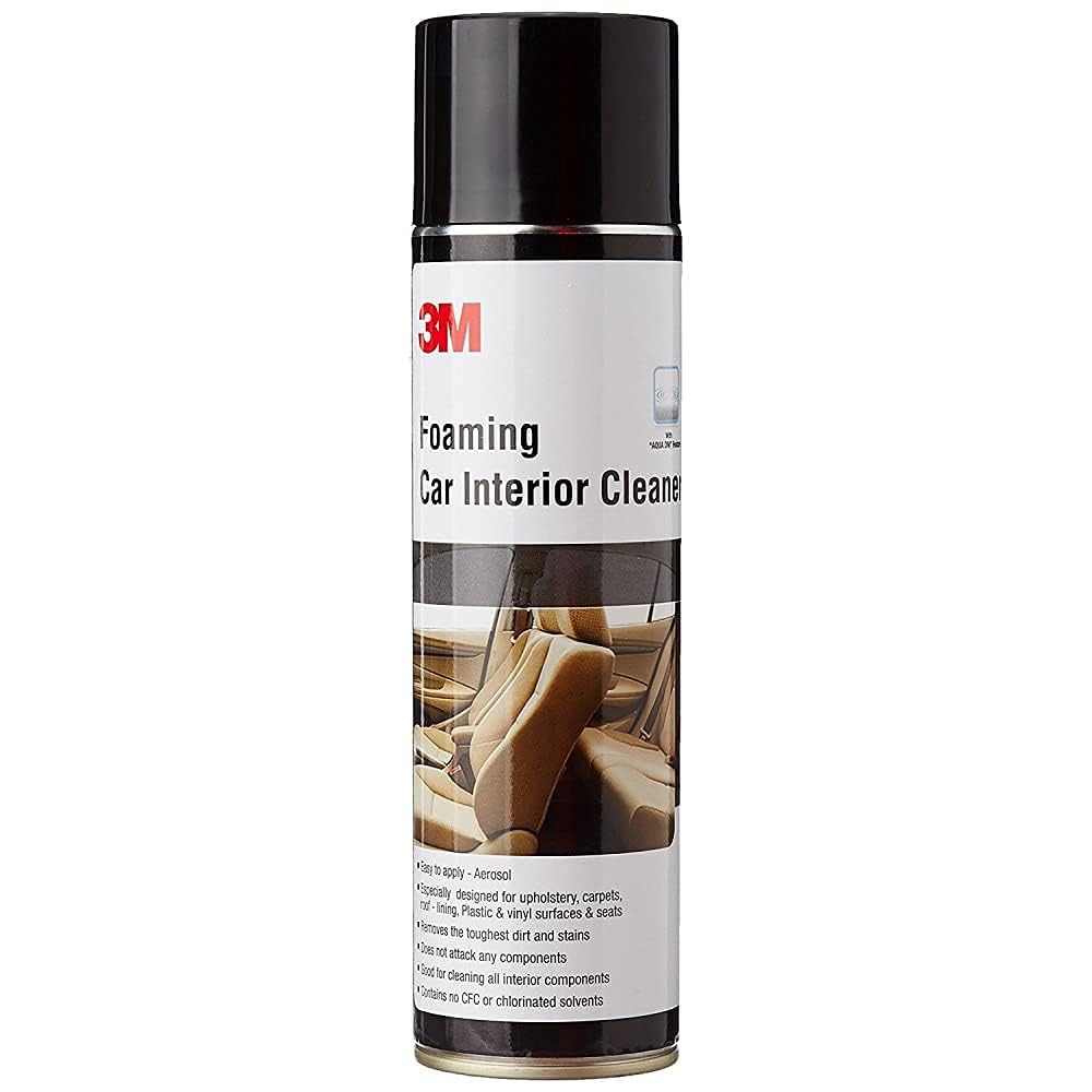 3M Foaming Car Interior Cleaner (580 g) | Upholstery and Leather Cleaner | Removes Tough Stains and Dirt Inside Your Car