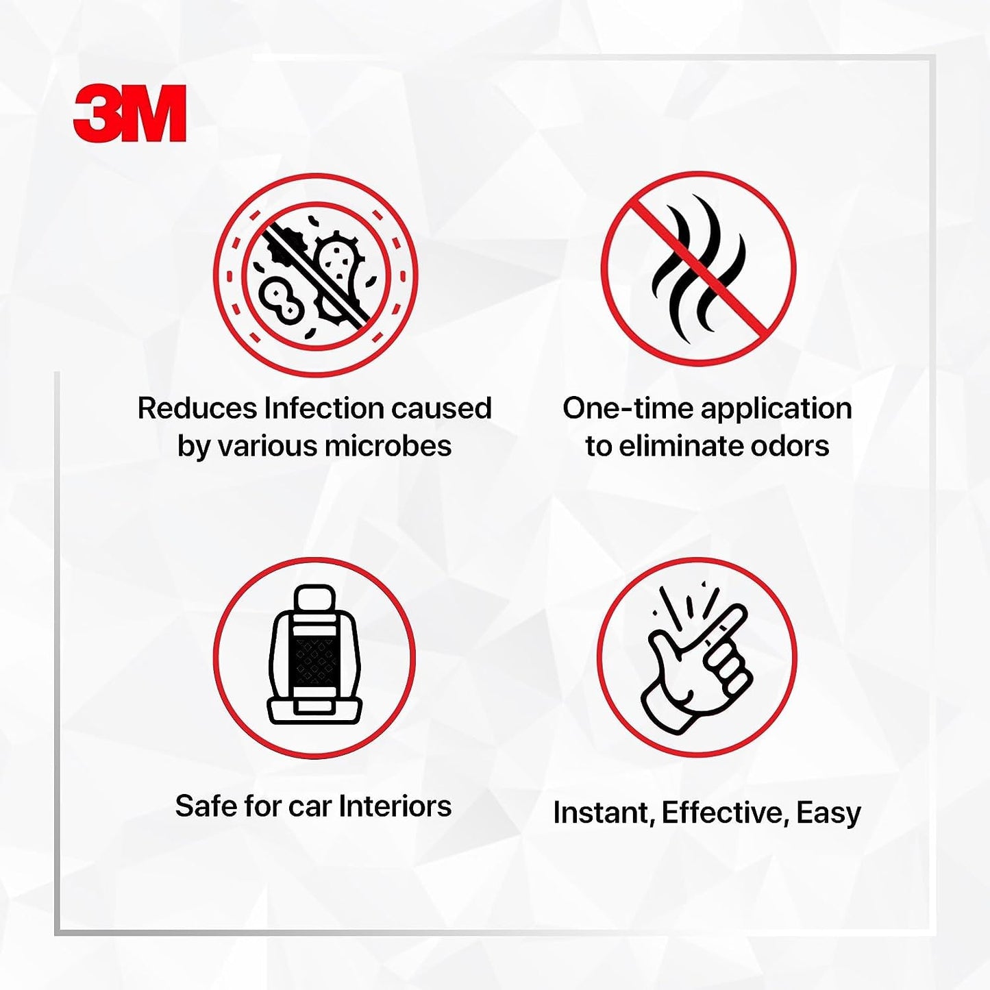 3M Car Air Refresher Spray - Refresh Your Car, Eliminates Bad Odors, Leaves A Fragrance! (60G, Pack Of 1) - Fresh