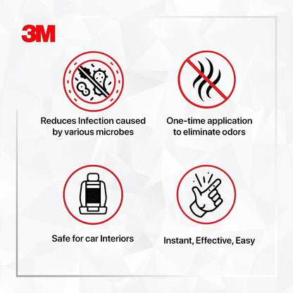 3M Car Air Refresher Spray - Refresh Your Car, Eliminates Bad Odors, Leaves A Fragrance! (60G, Pack Of 1) - Fresh