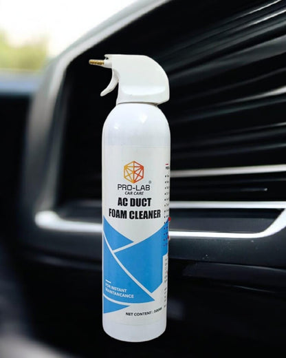 Pro-Lab AC Duct Foam Cleaner 500ml | Car AC Vent & Duct Cleaning Spray | Removes Dust, Odour & Bacteria | Instant Maintenance Car Care Solution