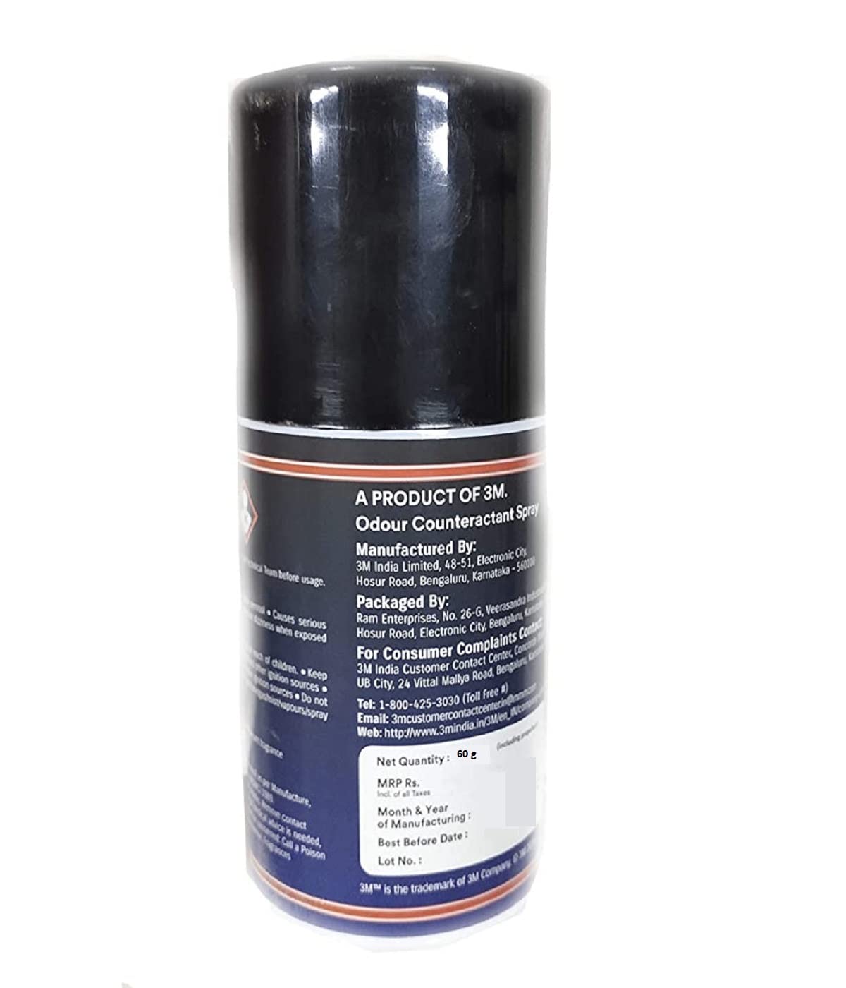 3M Car Air Refresher Spray - Refresh Your Car, Eliminates Bad Odors, Leaves A Fragrance! (60G, Pack Of 1) - Fresh
