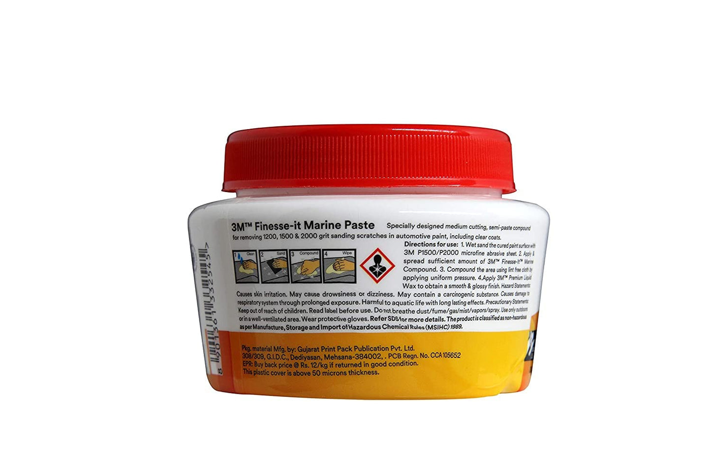 3M Finesse It Marine Car Paste (200 g ) | Remove Minor Scratch Marks from Heavily Oxidized Surfaces | Adds more Gloss |