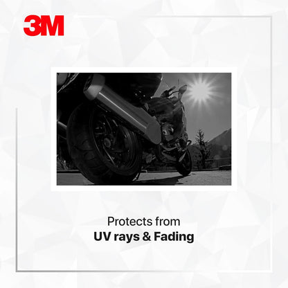 3M All-in-One Shiner (250 ml) | Restore shine on plastic & leather parts on Bikes | Reduce Dust accumulation