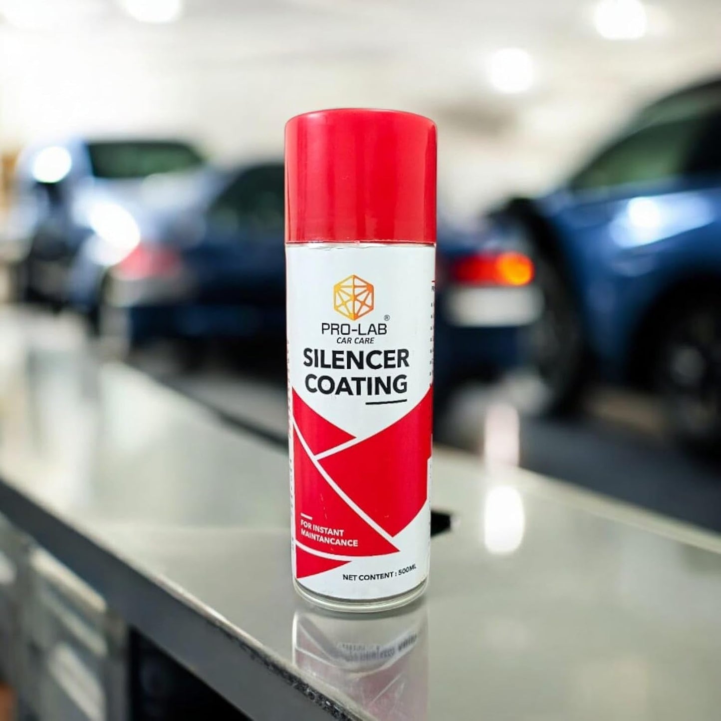 Pro-Lab Silencer Coating Spray 500ml | Exhaust & Silencer Protection Coating | Restores Finish & Prevents Rust | Professional Car Care Spray