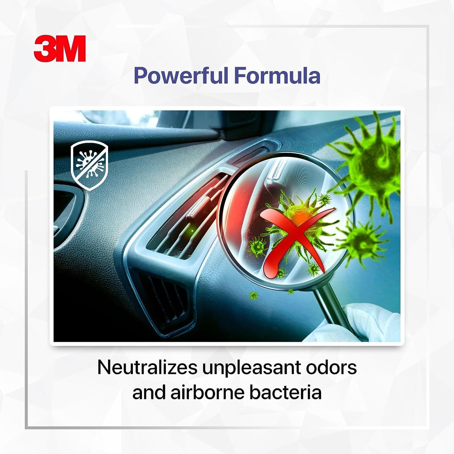 3M Car Air Refresher Spray - Refresh Your Car, Eliminates Bad Odors, Leaves A Fragrance! (60G, Pack Of 1) - Fresh