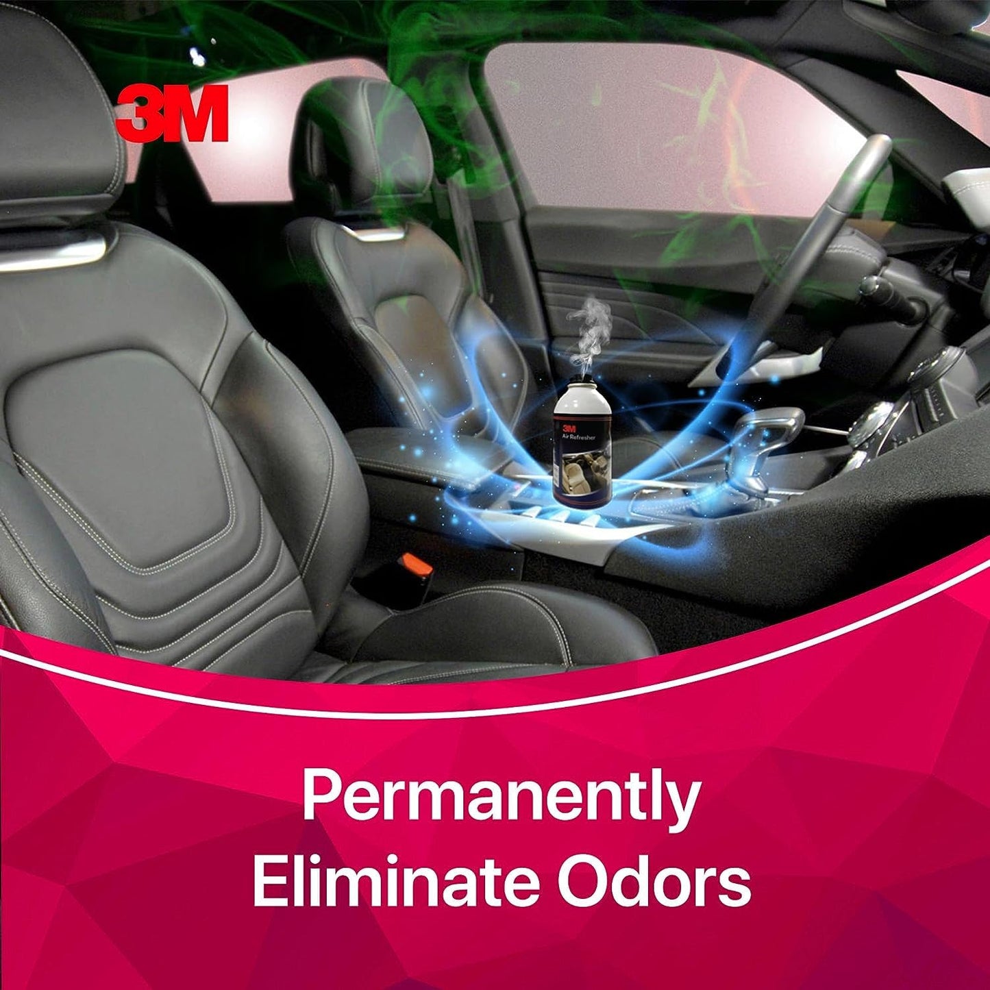 3M Car Air Refresher Spray - Refresh Your Car, Eliminates Bad Odors, Leaves A Fragrance! (60G, Pack Of 1) - Fresh