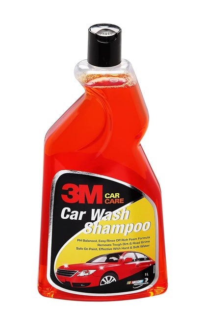 3M Car wash Shampoo (1 Litre) | High Foam for Deep Cleaning | Remove Tough Dirt | Safe on Paint | pH Neutral