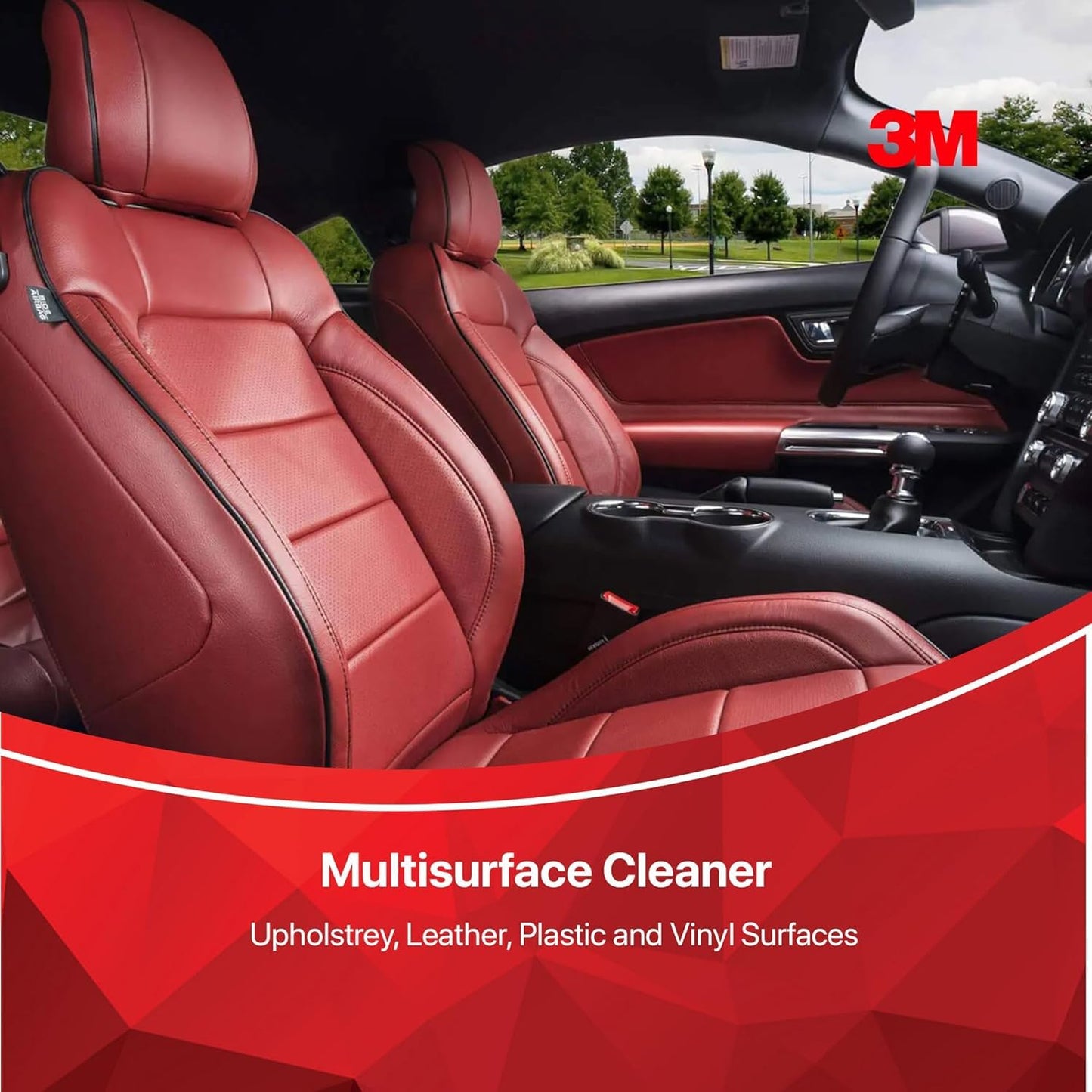3M Foaming Car Interior Cleaner (580 g) | Upholstery and Leather Cleaner | Removes Tough Stains and Dirt Inside Your Car