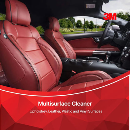 3M Foaming Car Interior Cleaner (580 g) | Upholstery and Leather Cleaner | Removes Tough Stains and Dirt Inside Your Car
