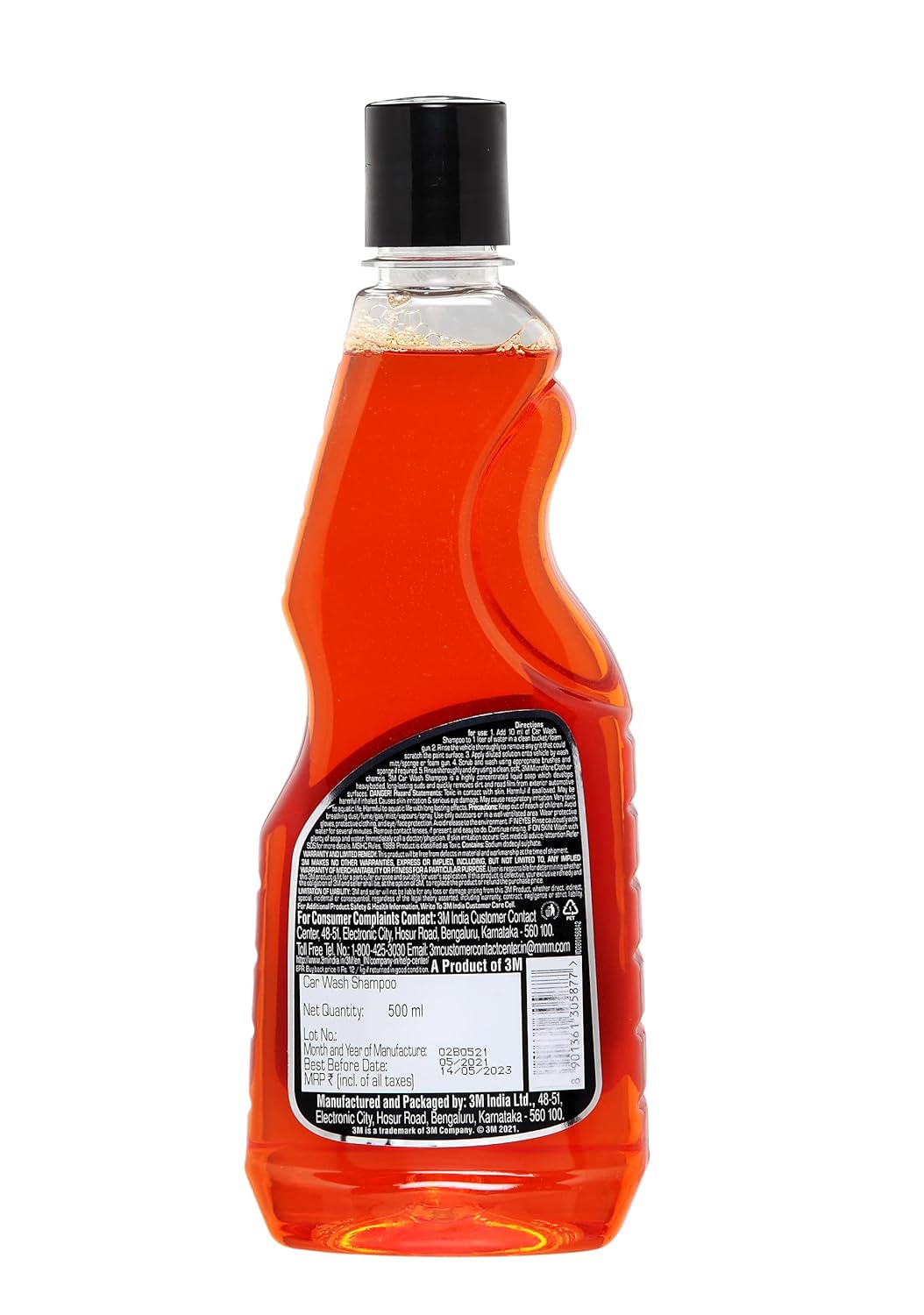 3M Car wash Shampoo (1 Litre) | High Foam for Deep Cleaning | Remove Tough Dirt | Safe on Paint | pH Neutral