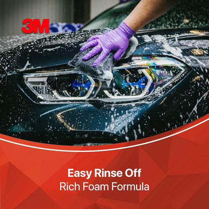 3M Car wash Shampoo (1 Litre) | High Foam for Deep Cleaning | Remove Tough Dirt | Safe on Paint | pH Neutral