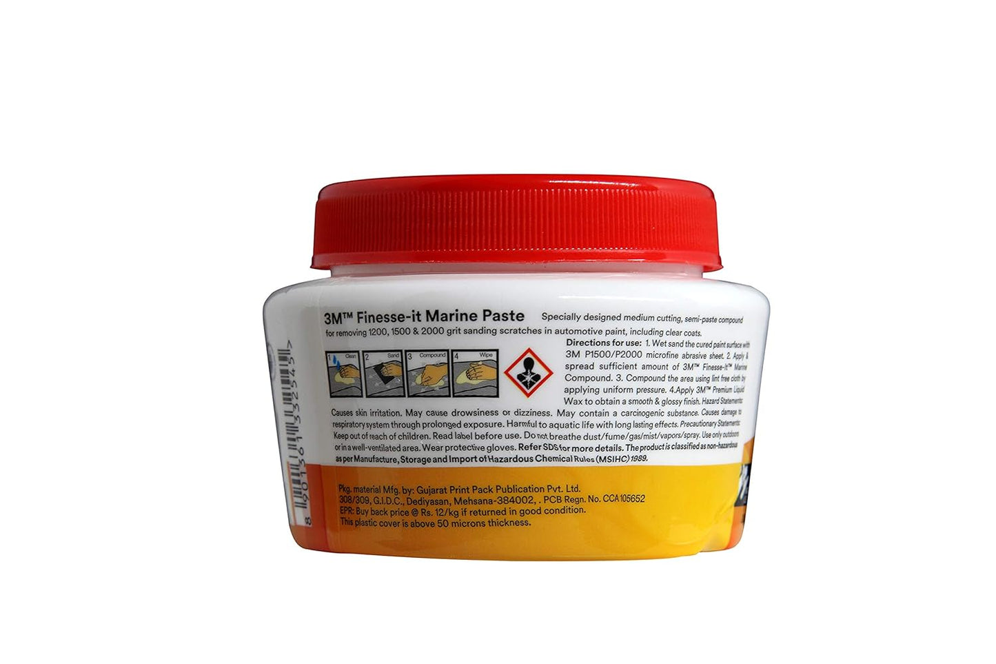 3M Finesse It Marine Car Paste (200 g ) | Remove Minor Scratch Marks from Heavily Oxidized Surfaces | Adds more Gloss |