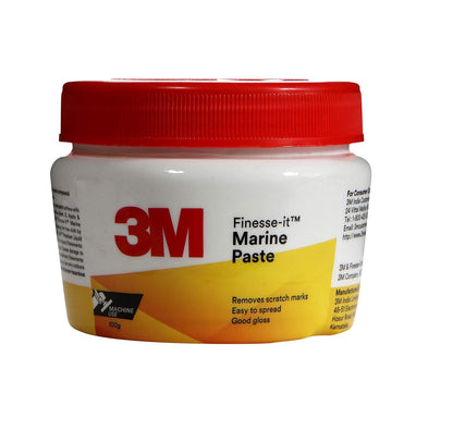 3M Finesse It Marine Car Paste (200 g ) | Remove Minor Scratch Marks from Heavily Oxidized Surfaces | Adds more Gloss |